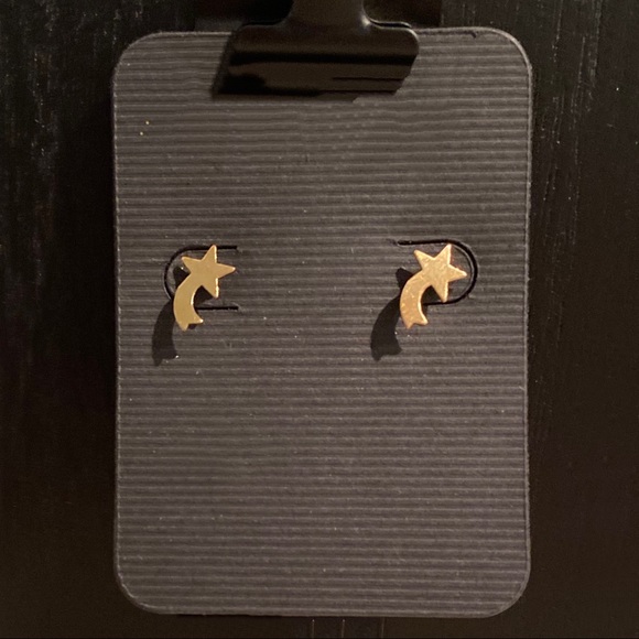 Jewelry - 🔆3/$30 New 14k Gold Filled Shooting Star Earrings